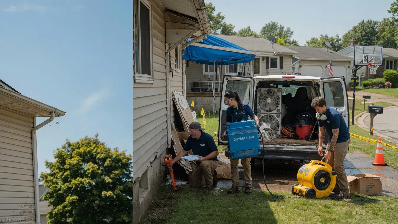 Ceiling Leak Cleanup in Freeland, PA near me